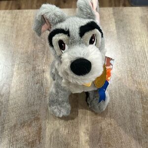 Disney Tramp Plush Best In‎ Show Dog Plush Stuffed 12" Animal New w/Tags